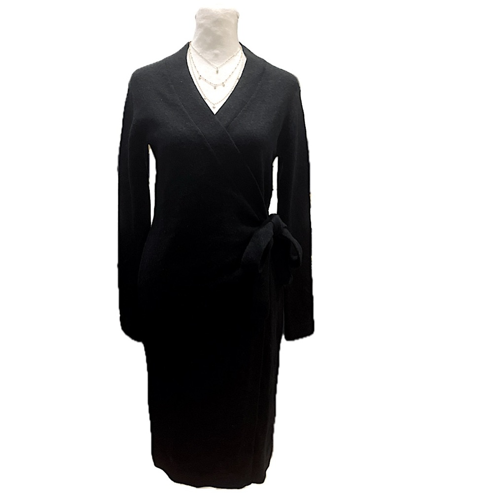 Banana Republic Wrap Knee-Length Sweater Dress, Women's Size X-Small Petite - Picture 7 of 10